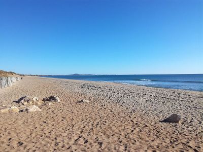 Het strand van Portiragnes-plage